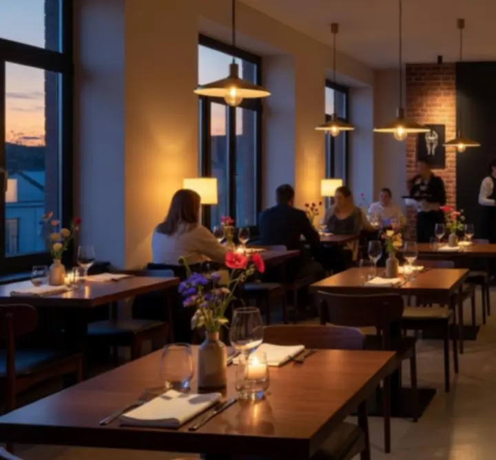 Nowoczesny stolik barowy przygotowany na rezerwację w KOOL Aleksandra Kuleta